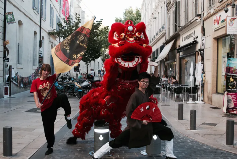 Nouvel An chinois — Avignon, place de la République